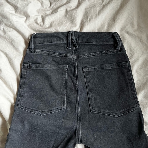 Good American good waist crossover black 084 - Picture 3 of 4